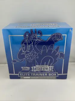 New Pokemon TCG Sword & Shield - Battle Styles - Elite Trainer Box ETB BLUE - Image 1