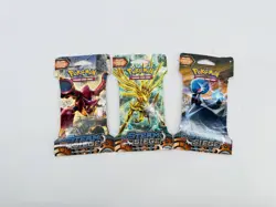 Pokemon XY Steam Siege Sleeved Booster Packs Lot Of 3 Sealed New - Image 1