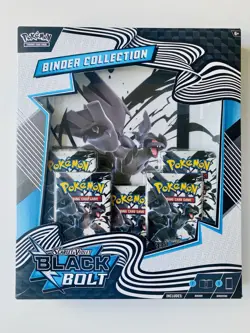 Pokemon Scarlet & Violet Black Bolt Binder Collection Box - IN HAND - ✅ - Image 1
