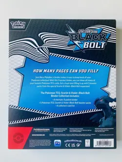 Pokemon Scarlet & Violet Black Bolt Binder Collection Box - IN HAND - ✅ - Image 2