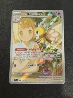 Lillie's Ribombee 164/159 Sv09: Journey Together Holo Pokemon TCG - Image 1