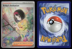 Erika's Invitation 203/165 Special Illustration Rare 151 Pokemon English NM - Image 3