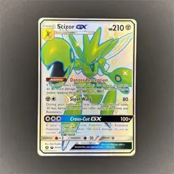 Pokemon TCG Scizor GX SV72/SV94 Hidden Fates Shiny Vault Holo English 2019 - Image 1