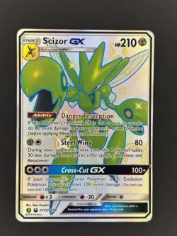 Pokemon TCG Scizor GX SV72/SV94 Hidden Fates Shiny Vault Holo English 2019 - Image 2