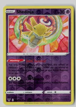 Shedinja 066/185 Rare Vivid Voltage Pokemon Reverse Holo NM - Image 1