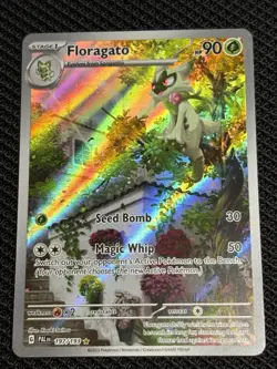 Floragato SV02: Paldea Evolved Pokemon CIllustration Rare Holofoil 197/193 NM - Image 1