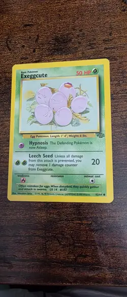 Exeggcute 52/64 Common Jungle Pokemon Near Mint - Image 1
