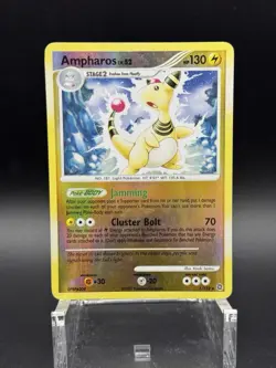 Pokemon TCG Ampharos Secret Wonders Reverse Holo Rare 1/132 English 130 HP - Image 1