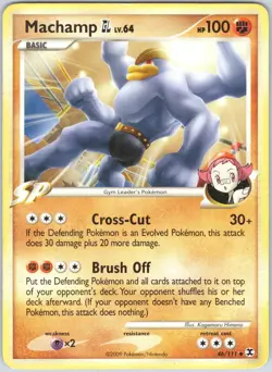 Machamp GL 46/111 Uncommon Rising Rivals Pokemon LP - Image 1