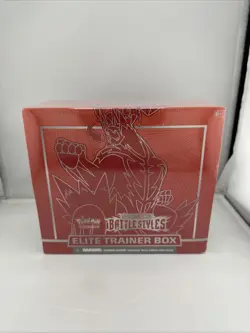 Pokemon TCG Sword & Shield Battle Styles Elite Trainer Box ETB RED NIB SEALED - Image 1
