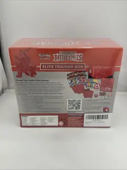 Pokemon TCG Sword & Shield Battle Styles Elite Trainer Box ETB RED NIB SEALED - Image 5