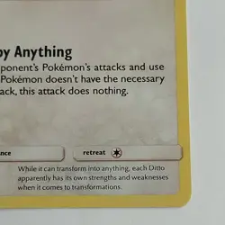 Pokemon Ditto 17/18 Detective Pikachu Holo Nm - Image 3