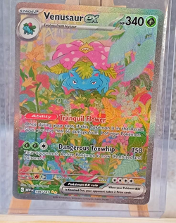 Pokemon Venusaur ex 198/165 Scarlet & Violet 151 Special Illustration Rare Holo… - Image 1