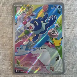 Pokemon TCG Popplio 045 Mega Evolution Promo Near Mint - Image 1