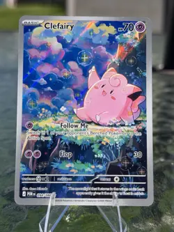 Pokemon TCG Clefairy Illustration Rare 94/88 Perfect Order - Image 1