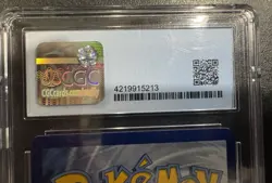 2016 Pokemon Dragons Exalted 85 RAYQUAZA EX CGC 8.5 NM MINT 🐲 45 Deg Holo Sheen - Image 4