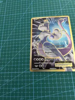 Pokemon Mewtwo EX Full Art Holo Ultra Rare 103/108 Evolutions ENG 2016 - Image 2