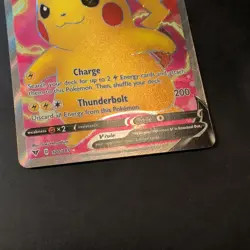 Pokemon TCG Pikachu V 170/185 Vivid Voltage Ultra Rare Full Art Holo NM - Image 5