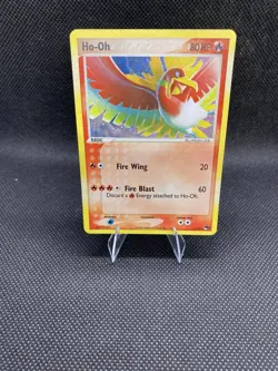 Pokemon TCG Ho-Oh Holo Rare POP Series 5 Holo Bleed 001/017 English 2007 80 HP - Image 1
