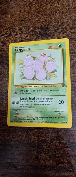 Exeggcute 52/64 Common Jungle Pokemon Near Mint - Image 1