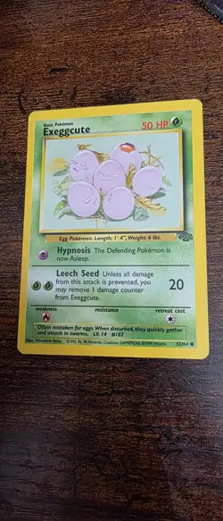 Exeggcute 52/64 Common Jungle Pokemon Near Mint - Image 1