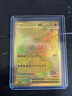 Pokemon TCG Mega Zygarde EX 124/088 POR Gold Secret Rare Full Art Holo 310HP 200 - Image 1