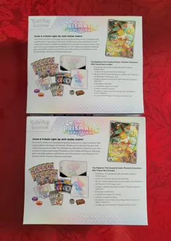 2-Prismatic Evolutions ETB Elite Trainer Box Pokemon SEE DETAILS PHOTOS - Image 2