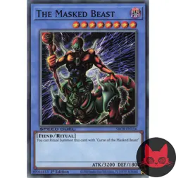 Yugioh The Masked Beast SBCB-EN116 Common 1st Edition NM - Image 1