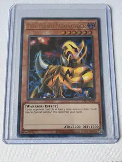 Yugioh The Fiend Megacyber PSV-EN100 Ultra Rare 25th Anniversary - Image 1