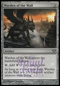 Warden of the Wall 2x FOIL DKA MTG Dark Ascension Uncommon MINT artifact - Image 1