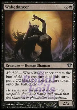 Wakedancer 2x FOIL DKA MTG Dark Ascension Uncommon MINT black - Image 1