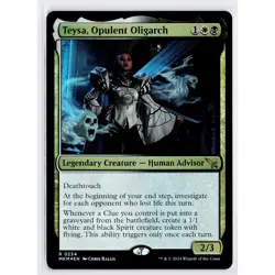 MTG Murders at Karlov Manor *FOIL* R Teysa, Opulent Oligarch #0234 - Image 1