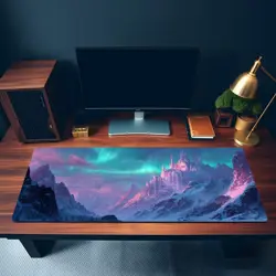 MTG Playmat | Icy Mountains Themed Playmat | Unofficial MTG Playmat - Image 3