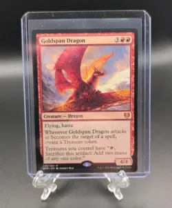 MTG The List Reprints Goldspan Dragon 139/285 Mythic - Image 1