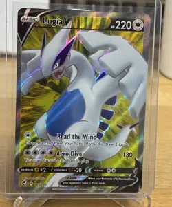 Pokemon TCG - Lugia V 185/195 Silver Tempest - Ultra Rare Full Art Holo - NM - Image 1