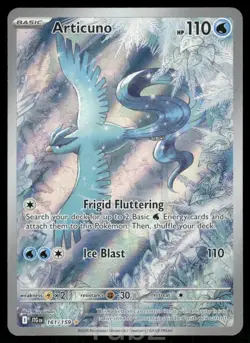 pokemon Articuno 161/159 Sv09: Journey Together Holo Illustration Rare NM - Image 1