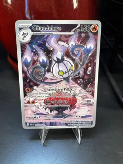 Pokemon Chandelure IR #103/086 White Flare SV11W Art Rare Holo NM - Image 1