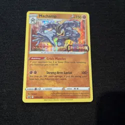 Pokemon TCG - Machamp (Lost Origin Stamp) - SWSH243 Promo - Ultra Rare Holo NM - Image 1