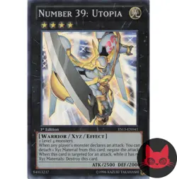 Yugioh Number 39: Utopia YS13-EN041 Ultra Rare 1st Edition MP - Image 1