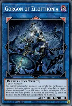 Gorgon Of Zilofthonia - Secret Rare 1st Edition DUAD-EN050 - NM - YuGiOh - Image 1