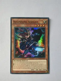Beginning Knight MP16-EN123 Super Rare 1st Edition (VLP) - Image 1