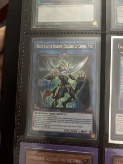 Yu-Gi-Oh MAMA-EN073 Black Luster Soldier Soldier of Chaos Ultra Rare 1st Edition - Image 1