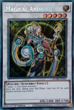 BLMM-EN147 MAGICAL ANDROID SECRET RARE 1ST EDITION YuGiOh CARD - Image 1