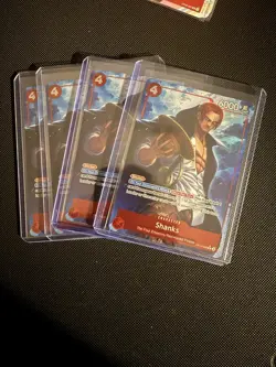 One Piece Tcg Shanks Alt Art OP12-008 Legacy of the Master X4 (playset) - Image 1