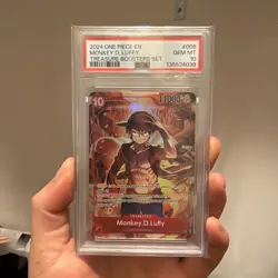 2024 ONE PIECE PROMOS TREASURE BOOSTERS SET #006 MONKEY D. LUFFY PSA 10 - Image 1