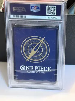 One Piece Monkey D. Luffy ST10-006 Treasure Booster Set Promo PSA 10 - Image 2