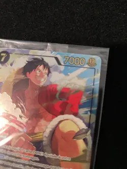 CARTE ONE PIECE - PROMO P-075 MONKEY.D.LUFFY JAPAN EXPO PROMO GOLD FOIL FRENCH - Image 3