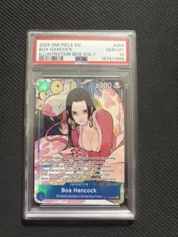 One Piece Boa Hancock Illustration Volume 1 ST17-004 PSA 10 Gem Mint - Image 1