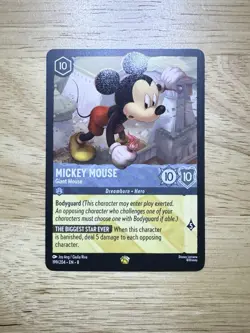 Disney Lorcana Reign of Jafar - Mickey Mouse - Giant Mouse 199/204 - Legendary - Image 1