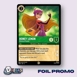 Honey Lemon Chemical Genius 11/P2 Foil Promo Azurite Sea NM Disney Lorcana DLPC - Image 1